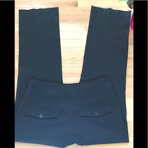 Sz 10 | H & M | Pinstripe | Black Light Blue | High Waisted Trouser ♦️ - Picture 12 of 14
